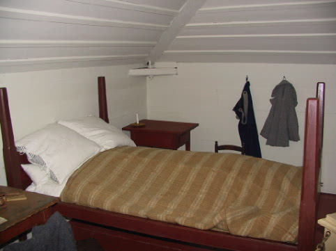 Cape Spear, bedroom at the lighthouse
