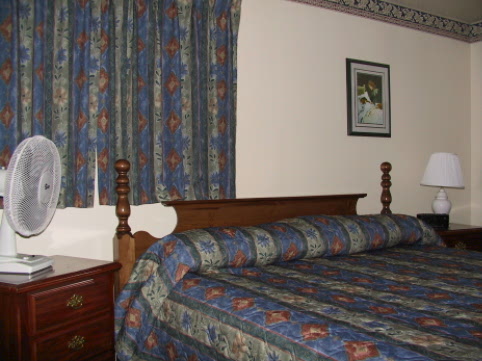 Three bedroom suites have one king size bed